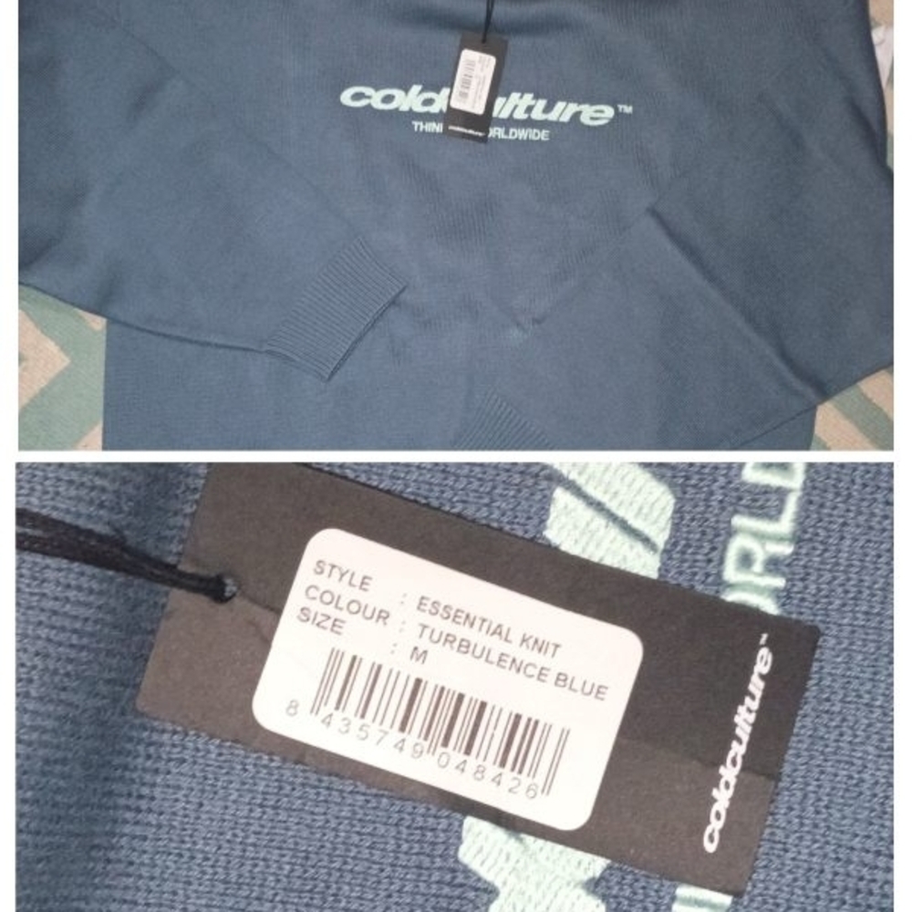 Cold Culture Sweater - Turbulence Blue